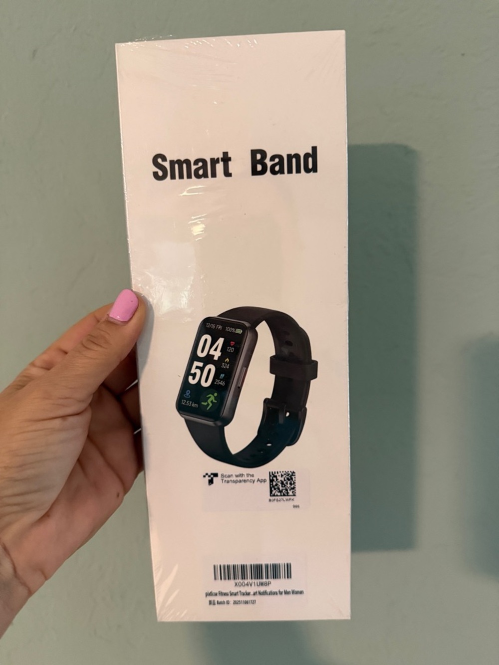 Smart Band Fitness Tracker - Black